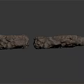 Natural Wooden Stone Decorative Blocks With Rough Surface And Home Decor Use