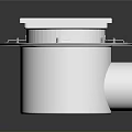 Heavy Duty Industrial Equipment Stainless Steel Drainage System With Grated Cover And Round Base Pipe