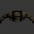 3D Model of Military Soldier in Camouflage Uniform With Tactical Gear and Equipment