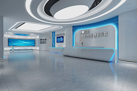 Science and Technology Exhibition Hall 3d model