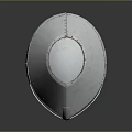 Polished Silver Perforated Helmet For Fantasy Warrior Characters And Mythical Creatures