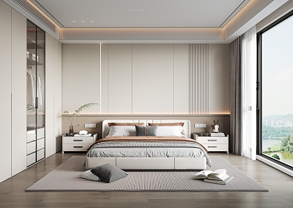 Modern Bedroom 3d model