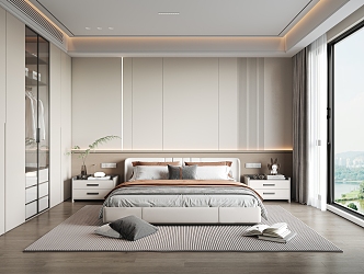 Modern Bedroom 3d model