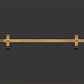 Wooden Home Living Holder With Curved Base And Modern Simple Structure