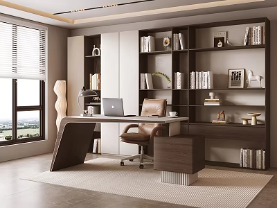 Italian Minimalist Desk 3d model