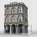 LEGO Toy Building Townhouse House House Building 3d model