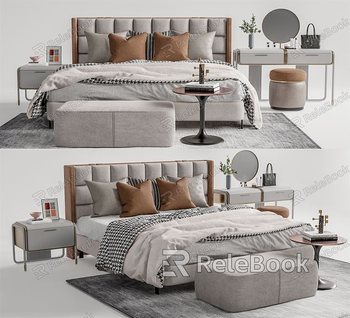 Modern Double Bed model