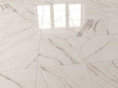 White marble tile floor marble tile model