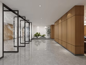 Modern Reception Room 3d model