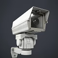 Professional Outdoor Surveillance Camera With Durable Weatherproof Housing And Mounting Bracket
