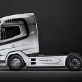 DAF New Generation Heavy Duty Truck with Streamlined Design for Efficient Cargo Transport 3d model