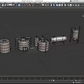 Industrial Equipment Featuring Stainless Steel Storage Tanks And Piping Systems