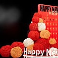 Spring Festival Meichen 3d model