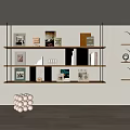 Bookshelf Magazine Books 3d model