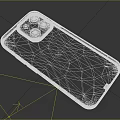 Modern Silver Smartphone Rear Design With Triple Camera And Logo