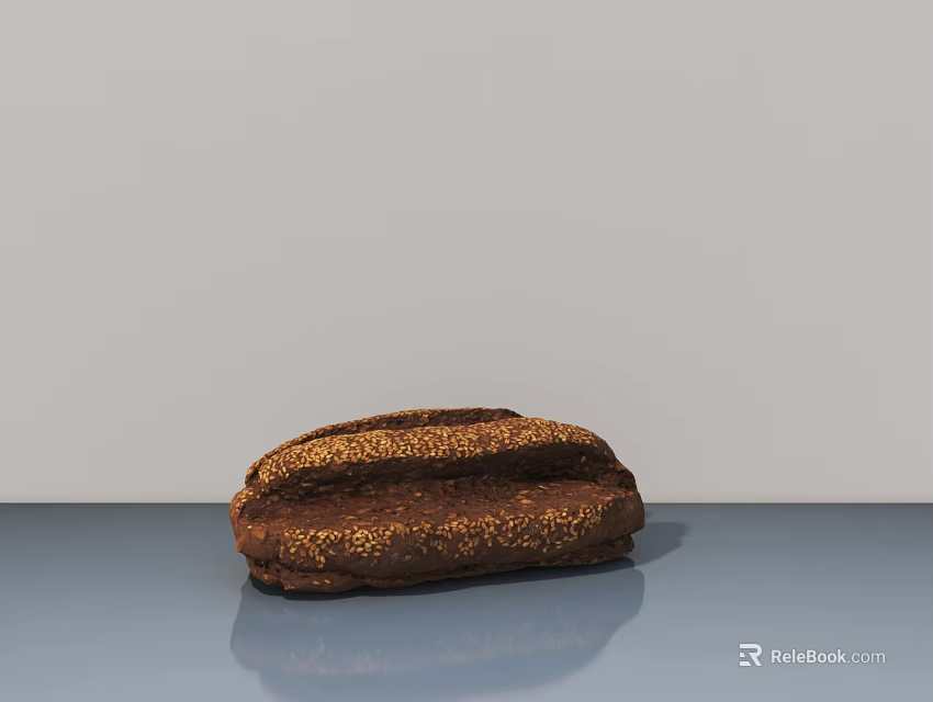 Natural Stone And Wood Crafted Decorative Object With Rustic Design Details 3d model 