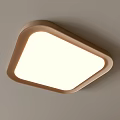 Sleek Modern Ceiling Light With Geometric Design And Warm Illumination 3d model