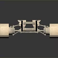 Industrial Conveying Equipment with Long Strip Metal Frame and Multiple Rollers