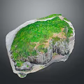 Rock Block Rock Block Rock Specimen Boulder Big Stone Block Rock Stratum Rock Stratum Rock Stratum Rock 3d model