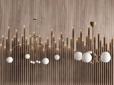 Art chandelier 3d model
