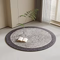 Round carpet 3d model