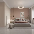 Modern Living Dining Room Interior With Sofa Rug TV Cabinet And Decorative Painting
