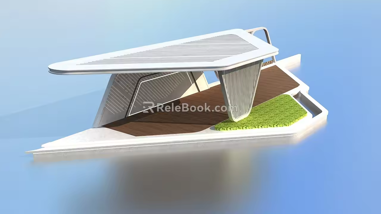 Rest pavilion 3d model