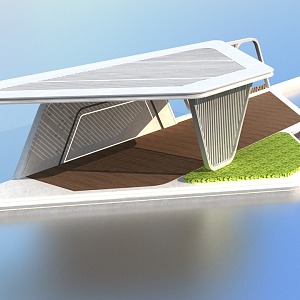 Rest pavilion 3d model