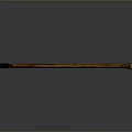 Vintage Axe With Wooden Handle And Rustic Metal Head On Reflective Surface