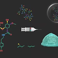 Microscopic View Of Immune Cells Interacting With Viruses And Other Cells