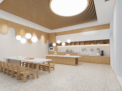 Modern bakery 3d model