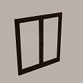 Modern Casement Window Design With Clear Glass Panels And Sturdy Frame Structure