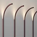 Modern Arched Tube LED Wall Light with Metal Structure for Home Interior