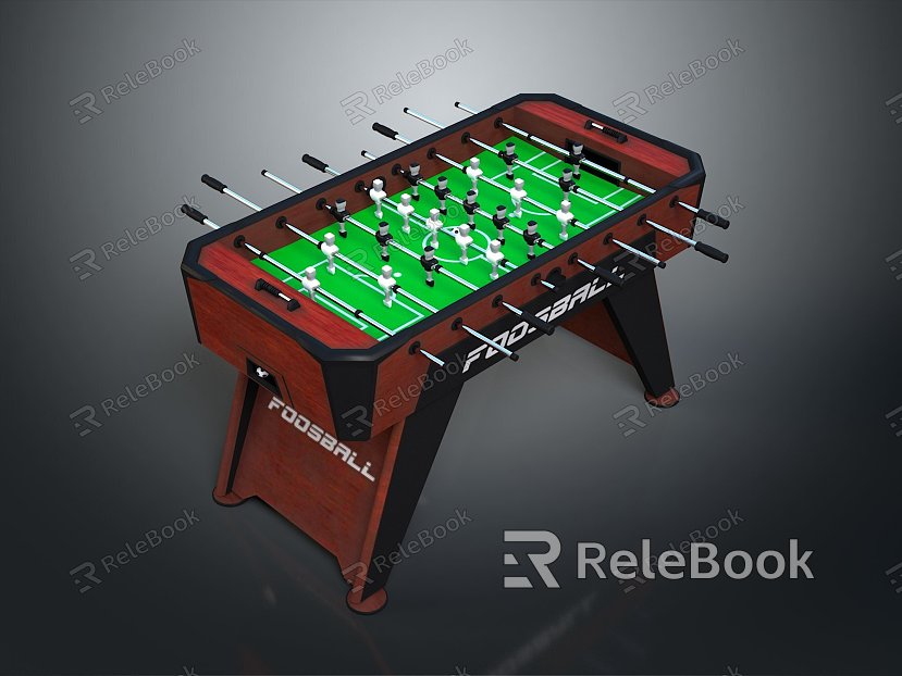 Table Soccer Desktop Soccer Table Soccer Game Machine Desktop Game Machine PBR PBR Item model