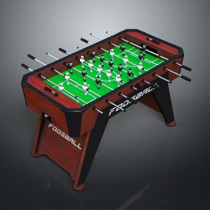 Table Soccer Desktop Soccer Table Soccer Game Machine Desktop Game Machine PBR Item 3d model