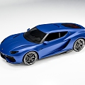 Modern sports car Lamborghini 3d model