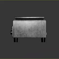 Stainless Steel Electric Heating Plate with Square Top Digital Display and Control Knob