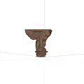 Artistic Handcrafted Winged Lion Sculpture With Intricate Carving And Pedestal Base