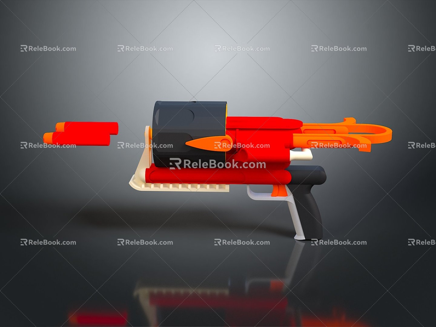 Toy toy gun children's toy cartoon pistol toy pistol 3d model