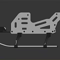 Sturdy Metal Playground Equipment Kids Seat Structure For Outdoor Play Area Use