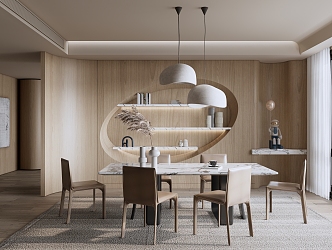 Modern Restaurant 3d model