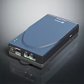 Verizon Dark Blue Sleek Network Device With USB Ports Ethernet Port And Indicators