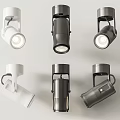 Downlights and Spotlights with Various Modern Designs White and Black Indoor Lighting Fixtures