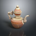 Traditional Ceramic Teapot with Dragon Handle Classic Design for Daily Use Elegant Home Essential