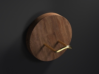 Modern Hook Coat Hook 3d model