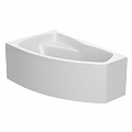 Modern White Bathtub With Sleek Curved Design And Smooth Surface