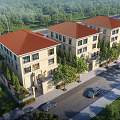 Jianou single family villa villa bird's eye view townhouse 3d model