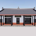 New Chinese Temple Architecture 3d model