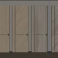 Modern Wooden Hinged Doors Design With Textured Surfaces And Sleek Handles