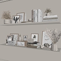 Modern Ornaments Combination Decorative Ornaments 3d model